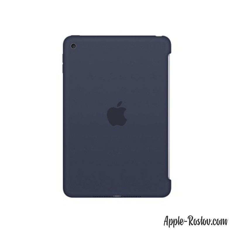 Силиконовый чехол для iPad mini 4 тёмно-синего цвета