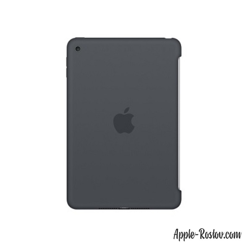 Силиконовый чехол для iPad mini 4 угольно-серого цвета