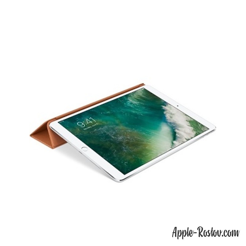 Кожаная обложка Smart Cover для iPad Pro 10.5 золотисто-коричневого цвета