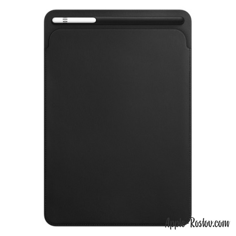 Кожаный чехол-футляр для iPad Pro 10.5 чёрного цвета