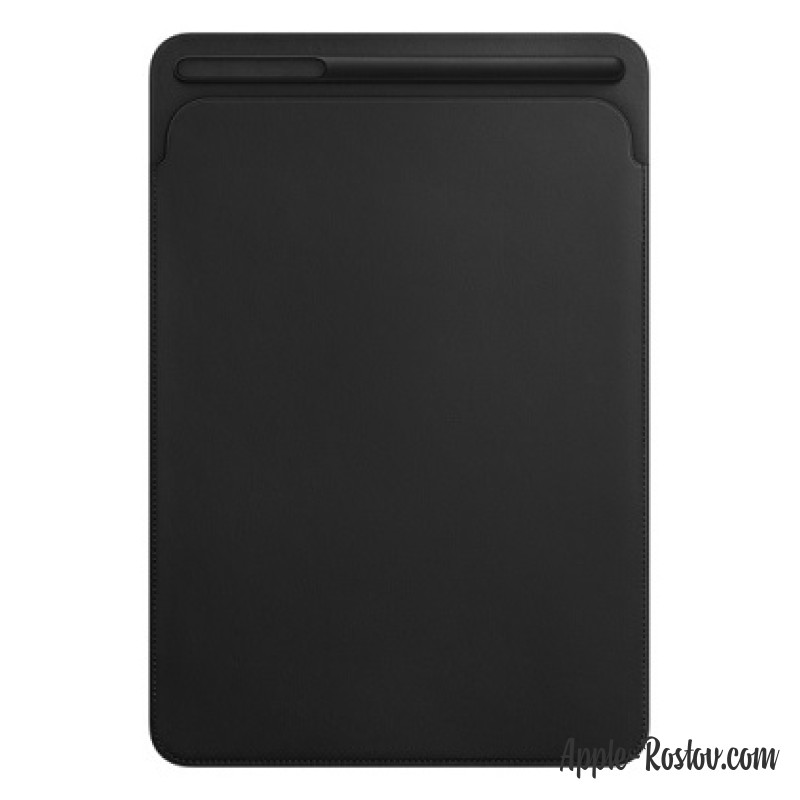 Кожаный чехол-футляр для iPad Pro 10.5 чёрного цвета