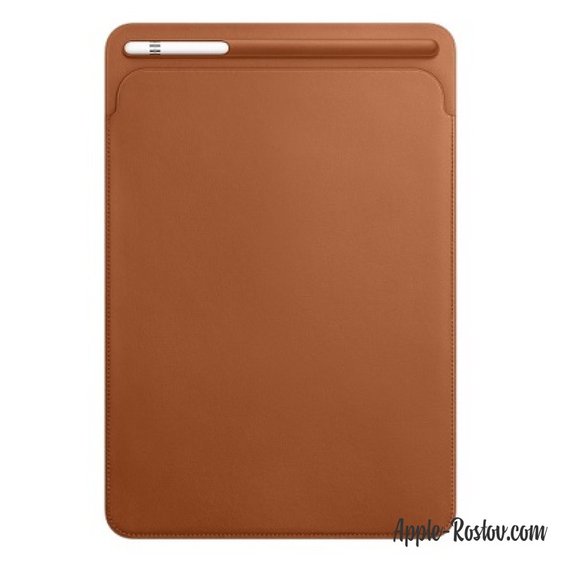 Кожаный чехол-футляр для iPad Pro 10.5 золотисто-коричневого цвета
