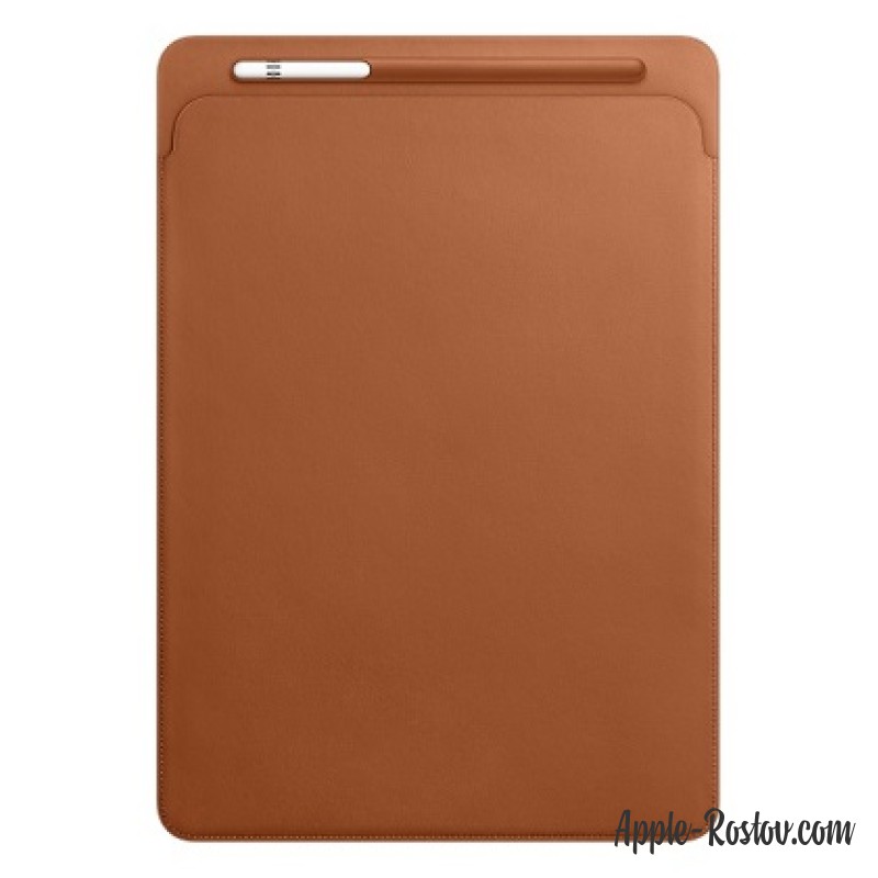 Кожаный чехол-футляр для iPad Pro 12.9 золотисто-коричневого цвета