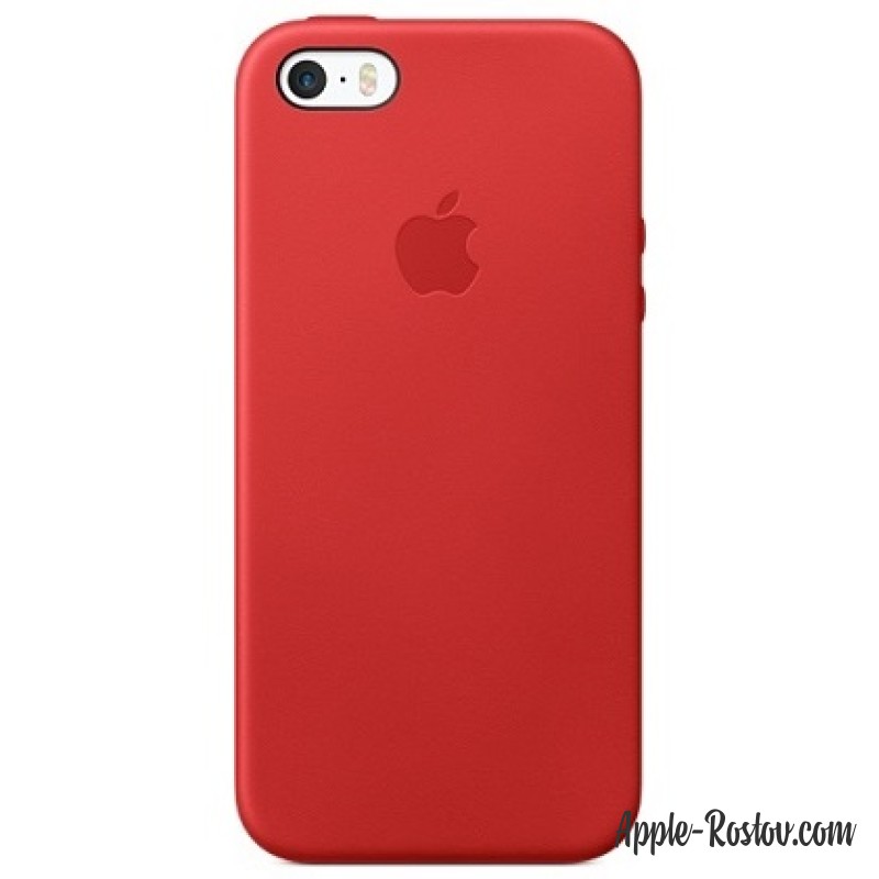 Кожаный чехол для iPhone 5/5s/SE (PRODUCT)RED