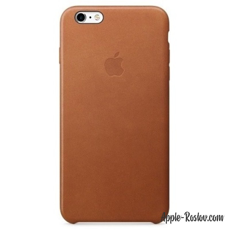 Кожаный чехол для iPhone 6 Plus/6s Plus золотисто-коричневого цвета