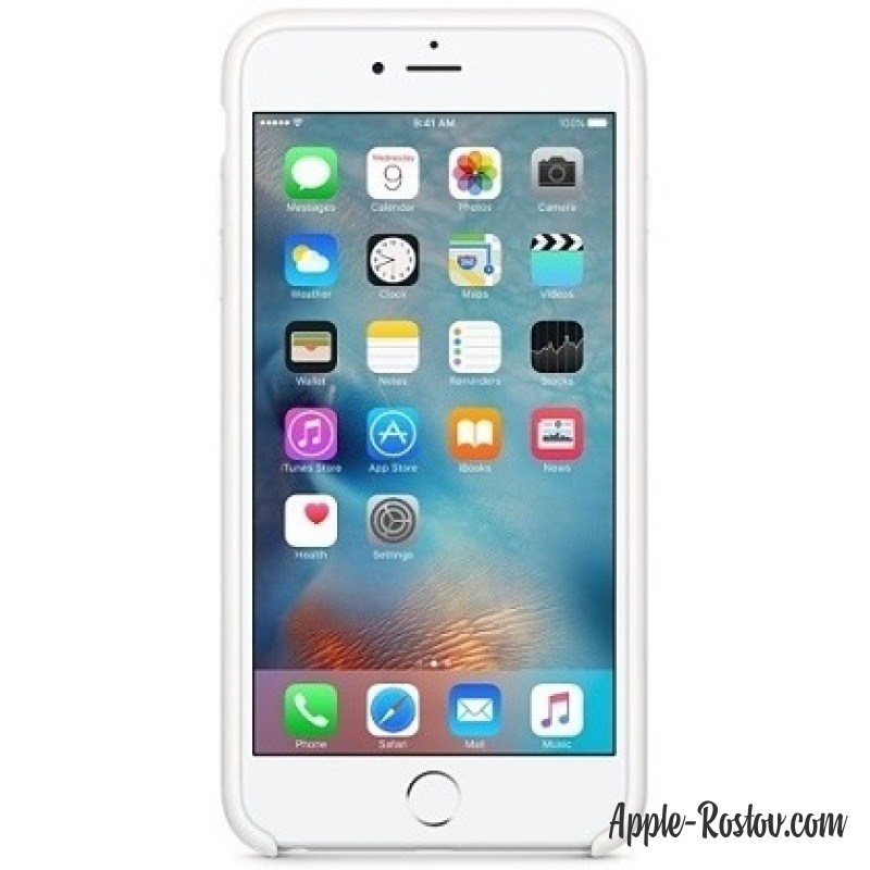 Силиконовый чехол для iPhone 6 Plus/6s Plus белого цвета