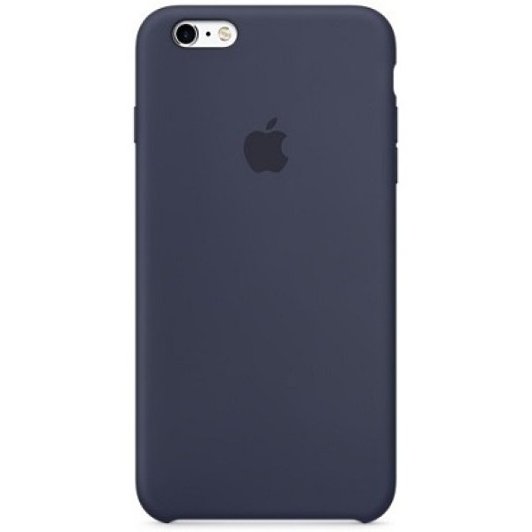 Силиконовый чехол для iPhone 6 Plus/6s Plus тёмно-синего цвета
