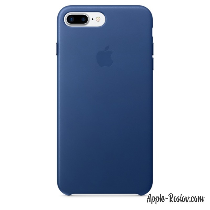 Кожаный чехол для iPhone 8Plus/7 Plus цвета "синий сапфир"