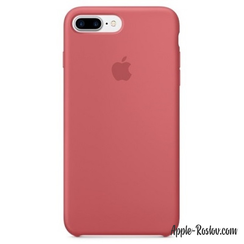 Силиконовый чехол для iPhone 8Plus/7 Plus цвета "розовая камелия"