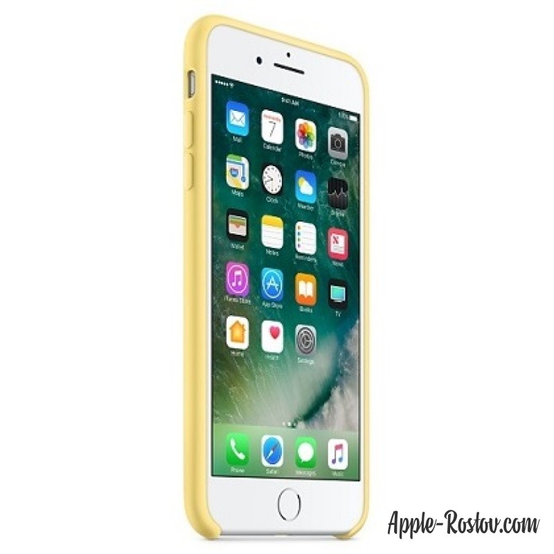 Силиконовый чехол для iPhone 8 Plus/7 Plus цвета "жёлтая пыльца"