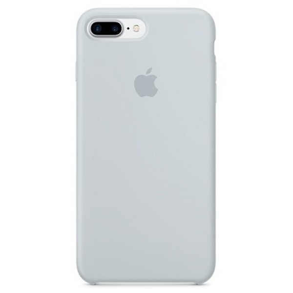 Силиконовый чехол для iPhone 7 Plus дымчато-голубого цвета