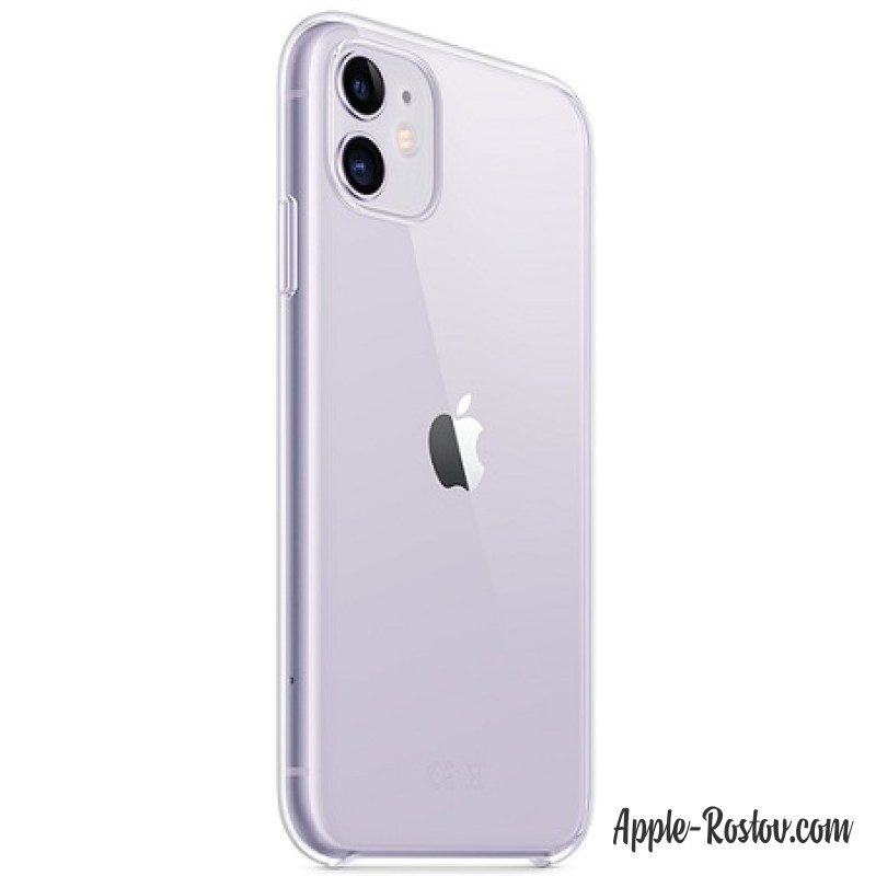 Чехол силиконовый прозрачный Apple iPhone 11