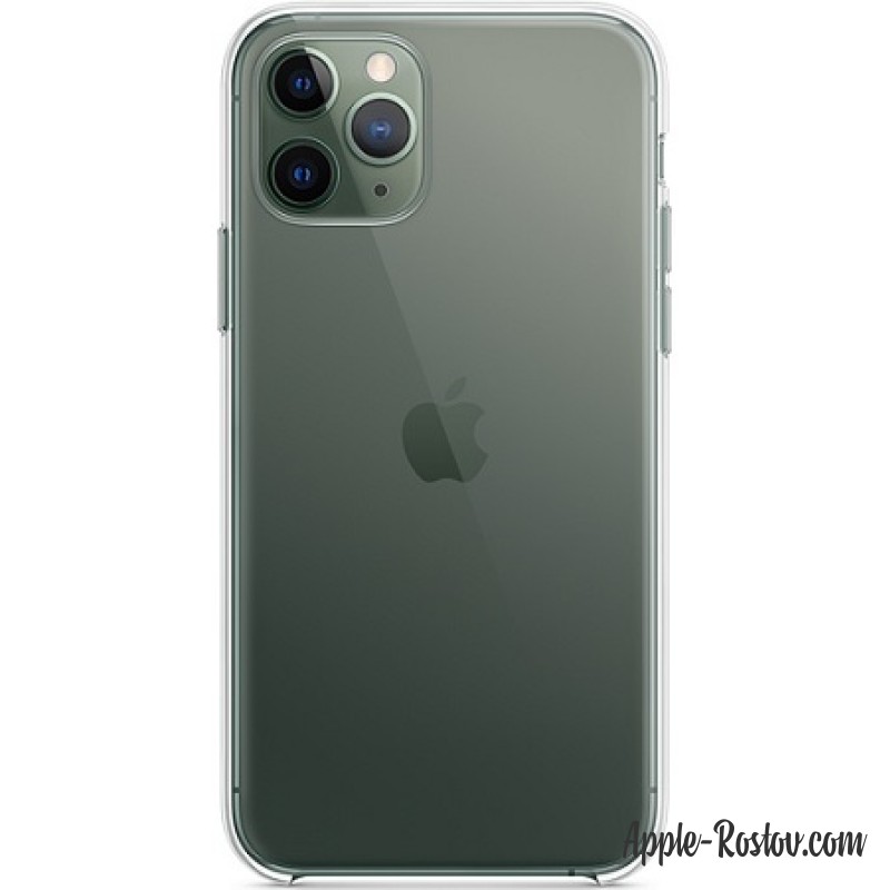 Чехол силиконовый прозрачный для iPhone 11 Pro / Pro Max
