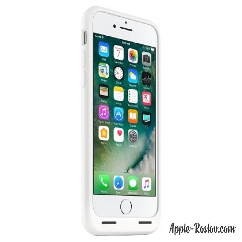 Чехол-зарядка Smart Battery Case для iPhone 8/7 белого цвета