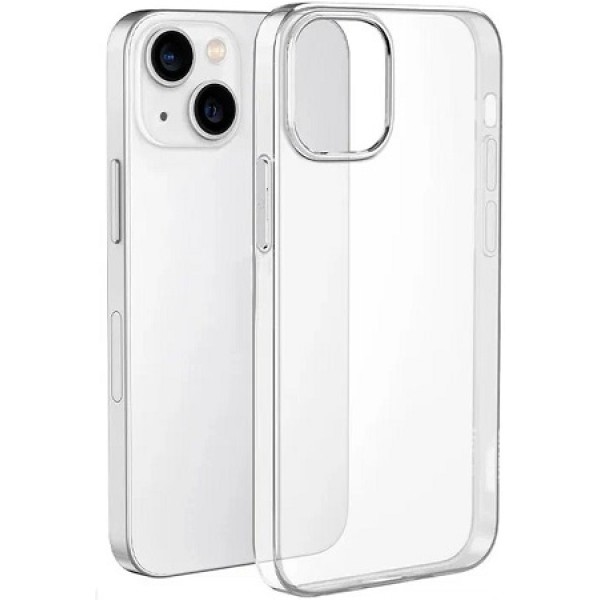 Silicone case iPhone 14 Plus прозрачный