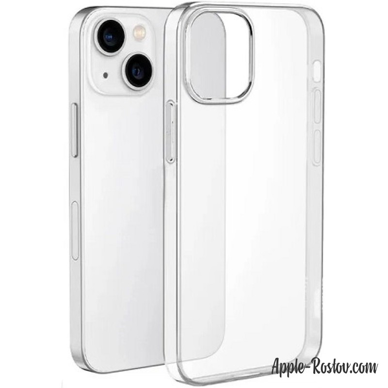 Silicone case iPhone 14 Plus прозрачный