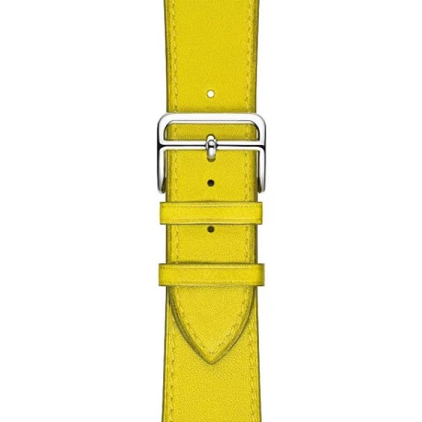 Ремешок ярко‑жёлтого цвета с классической пряжкой (для корпуса 38 мм)