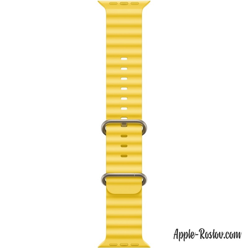 Apple Watch Ultra 49mm Titanium Case ремешок Yellow Ocean Band