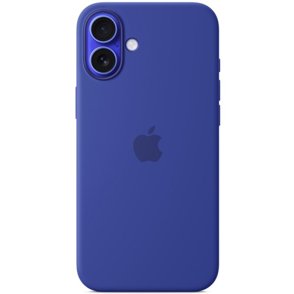 Silicone case iPhone 16 Plus MagSafe Ultramarine