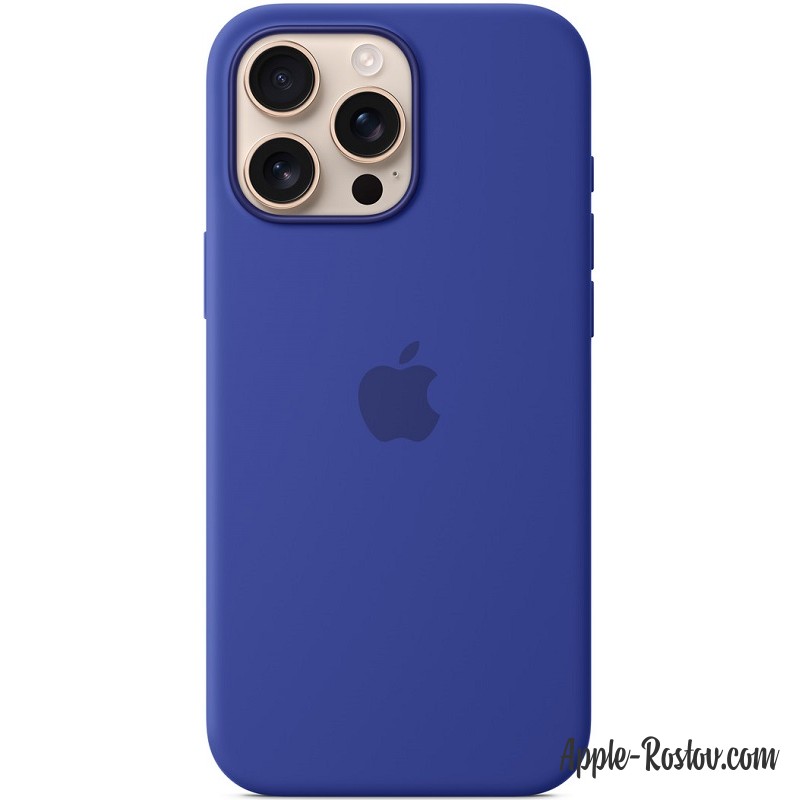 Silicone case iPhone 16 Pro Max MagSafe Ultramarine