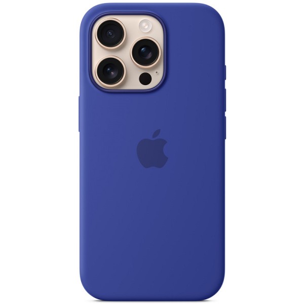 Silicone case iPhone 16 Pro MagSafe Ultramarine