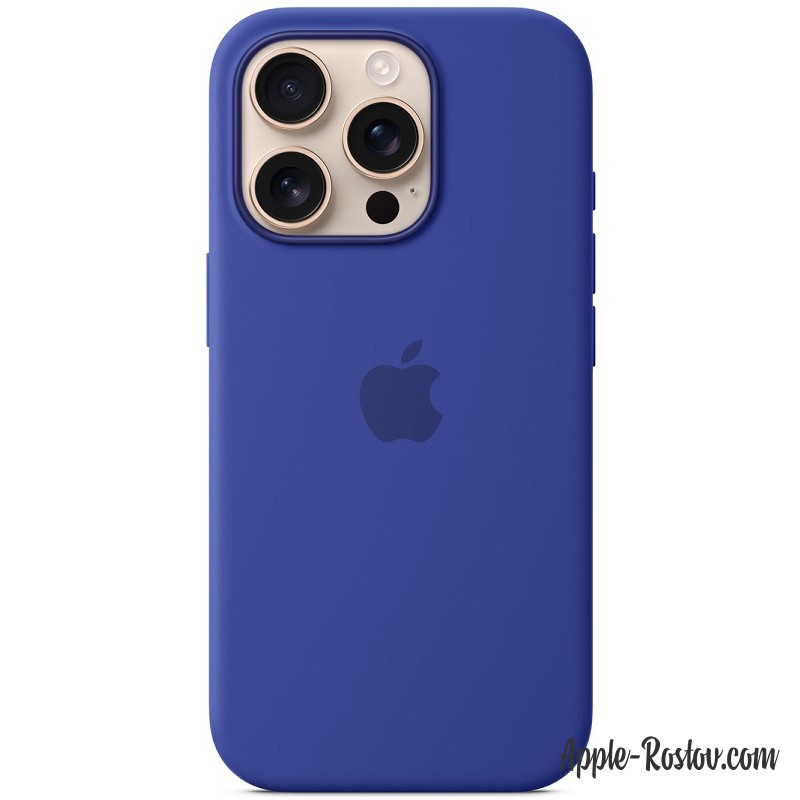 Silicone case iPhone 16 Pro MagSafe Ultramarine