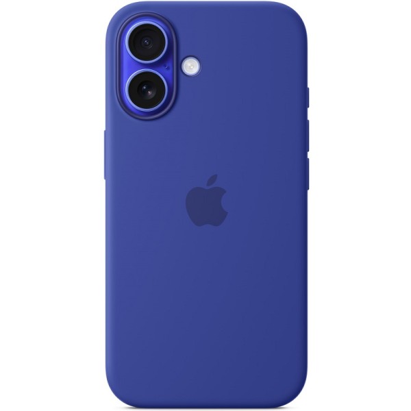 Silicone case iPhone 16 MagSafe Ultramarine