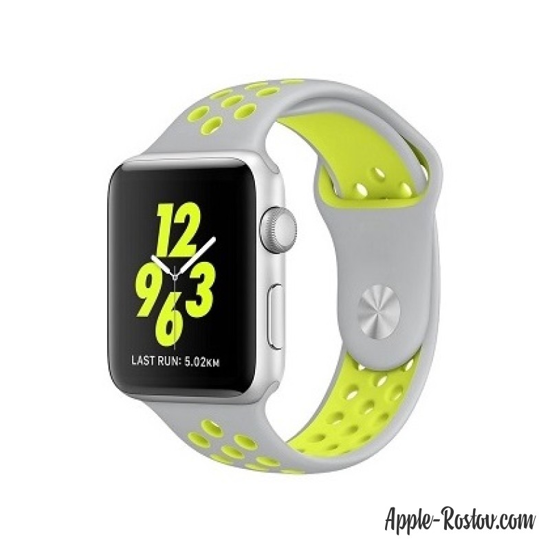 Apple Watch NIKE+ 38 mm silver/silver - green