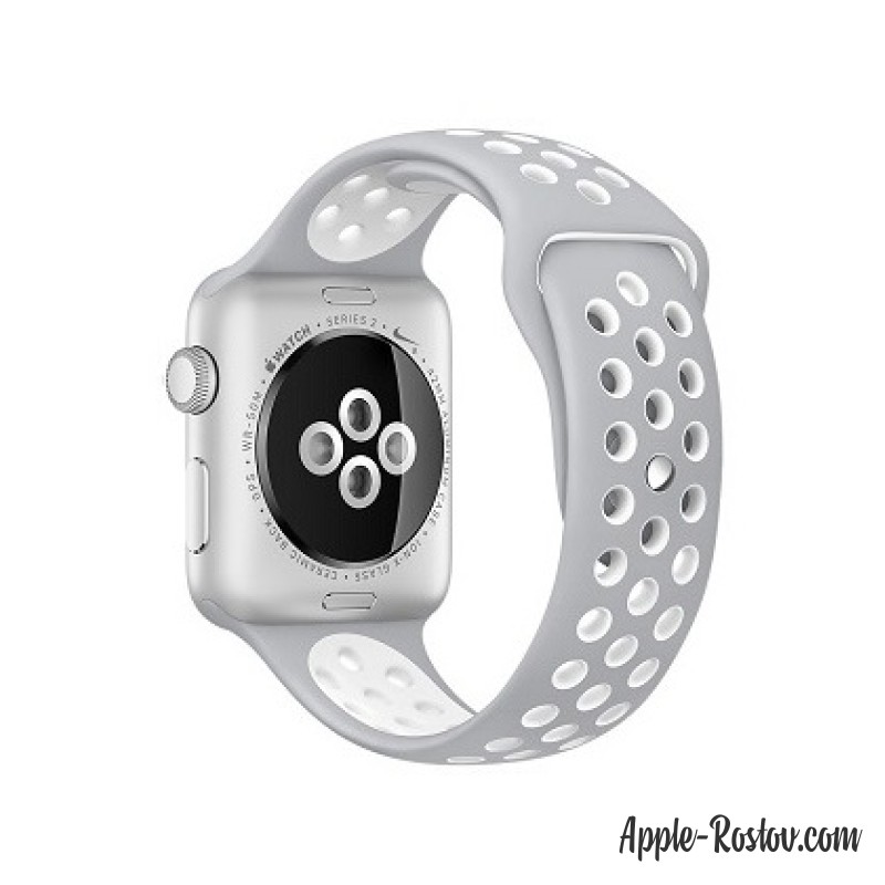 Apple Watch NIKE+ 38 mm silver/silver - white