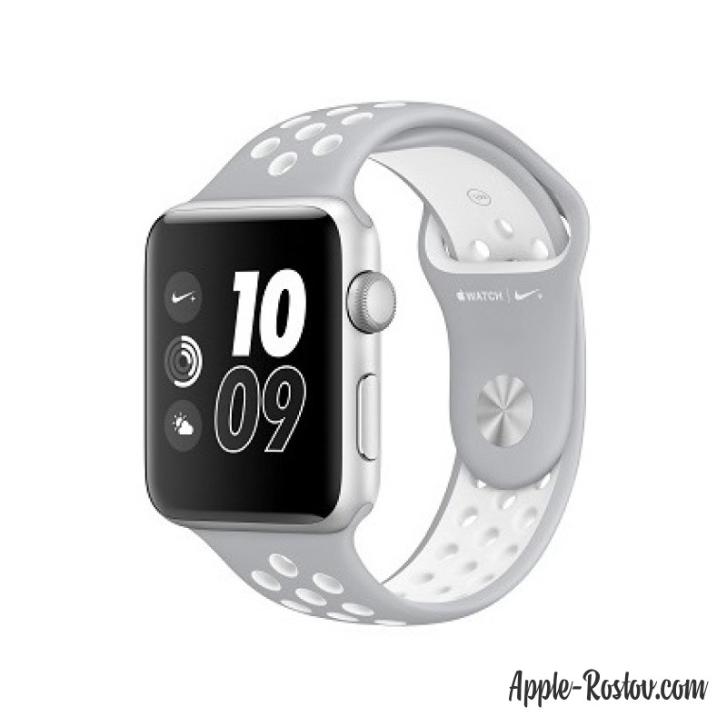 Apple Watch NIKE+ 38 mm silver/silver - white