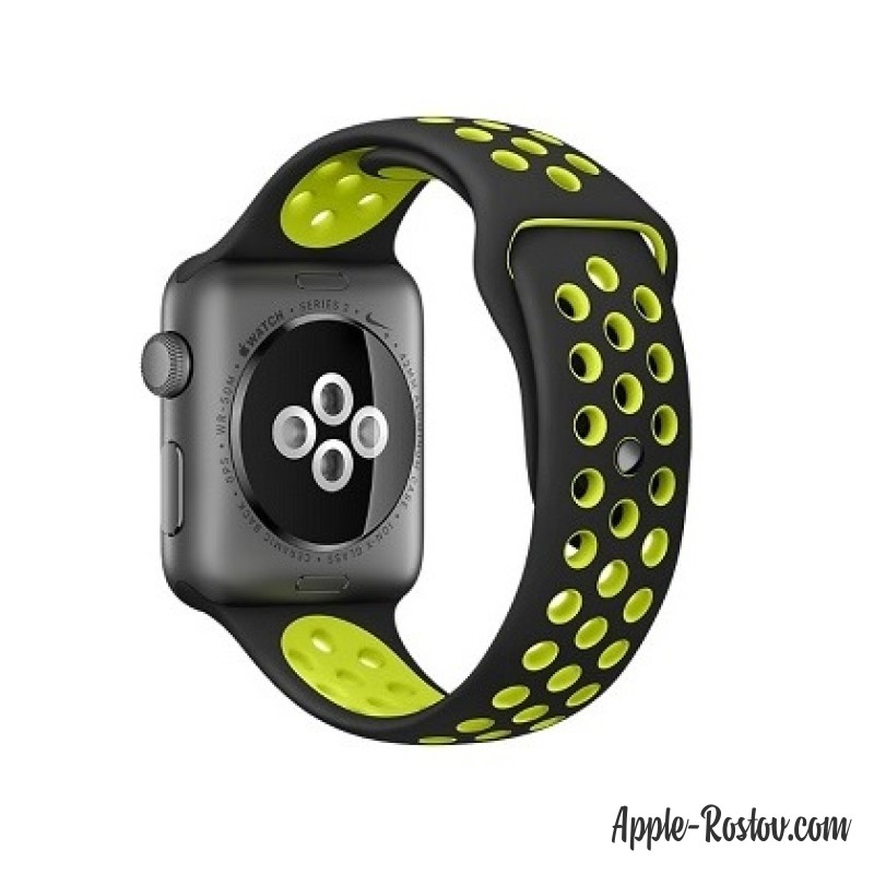 Apple Watch NIKE+ 38 mm space gray/black - green