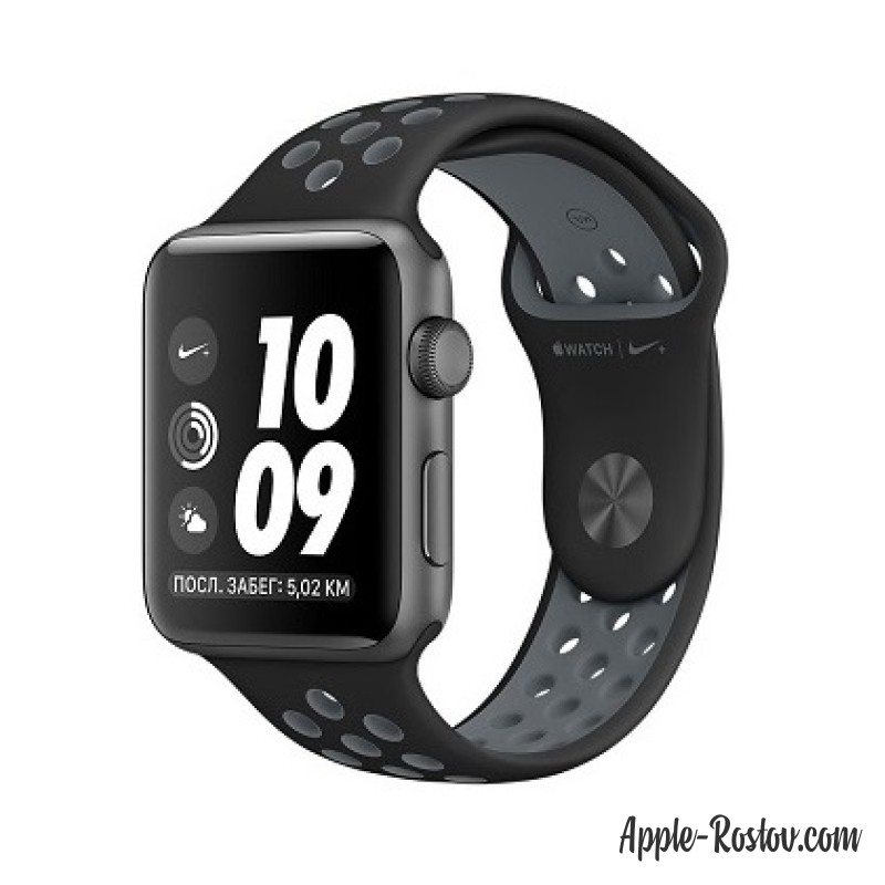 Apple Watch NIKE+ 42 mm space gray/black - cold gray