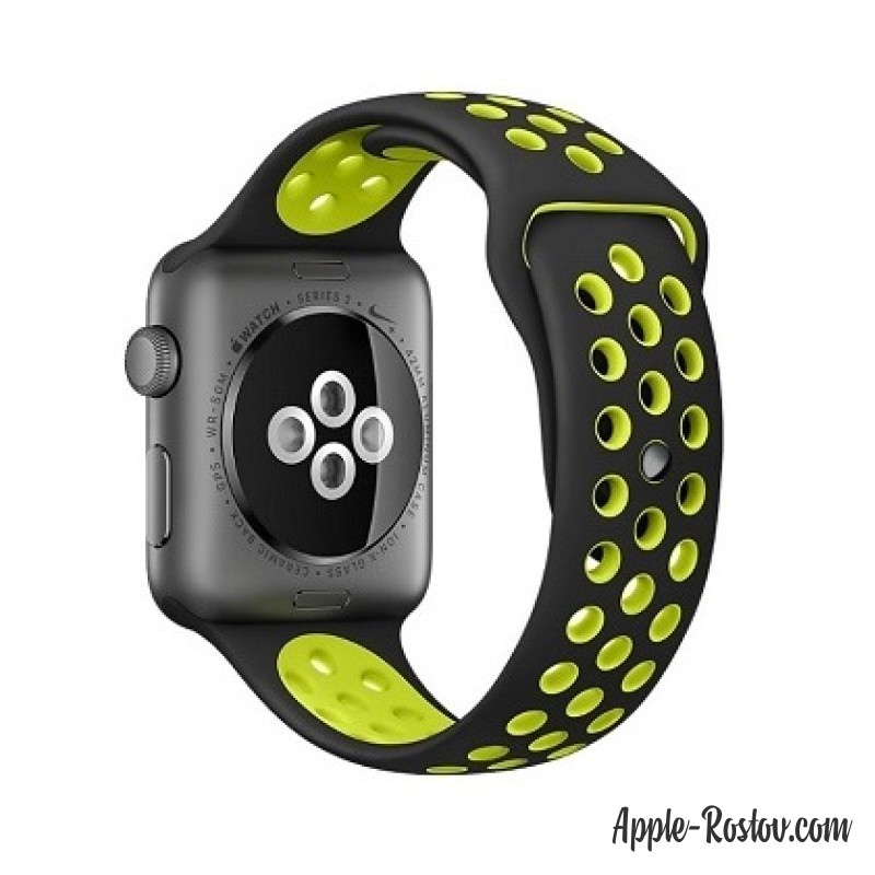Apple Watch NIKE+ 42 mm space gray/black - green