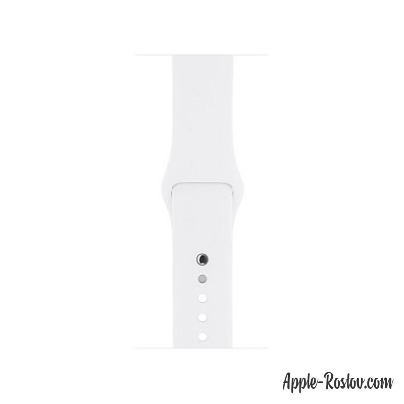 Apple Watch 38 mm silver/sport white