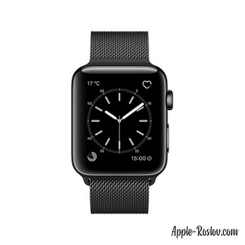 Apple Watch 2 42 mm space black/milanese black