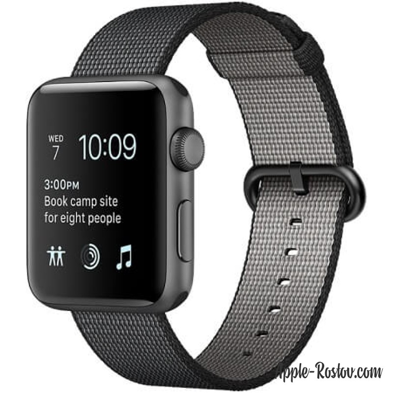 Apple Watch Series 2 38mm Black with Woven Nylon