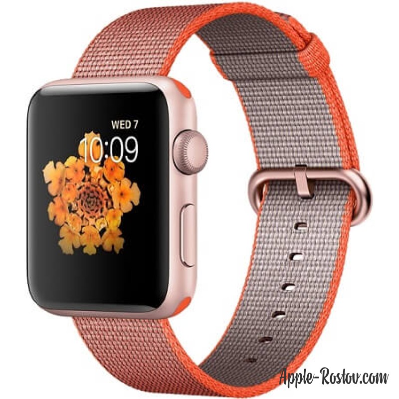 Apple Watch Series 2 42mm Rose Gold with Woven Nylon